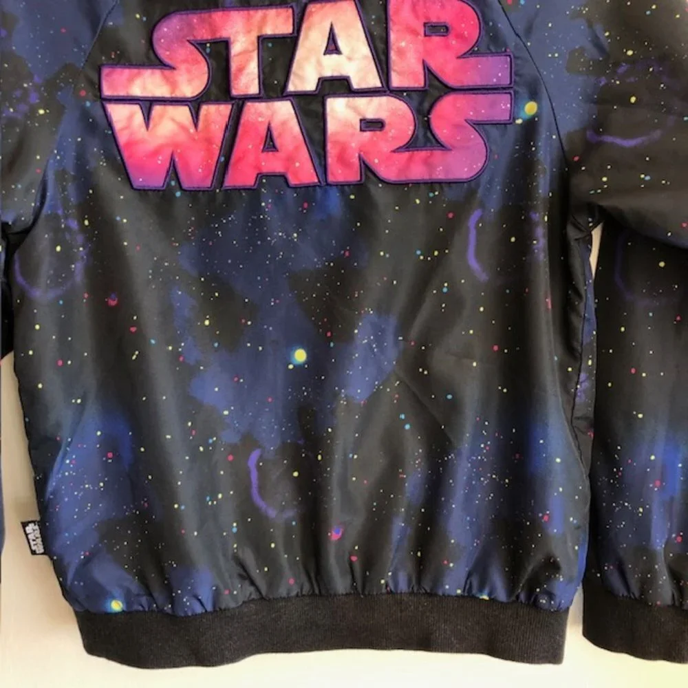DISNEY STAR WARS Kids Galaxy Bomber Lightweight Jacket 7/8